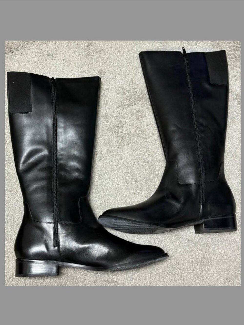 Walking Cradles Meadow Boots in Black Cashmere Leather (Women's) [Size 13] (NEW)